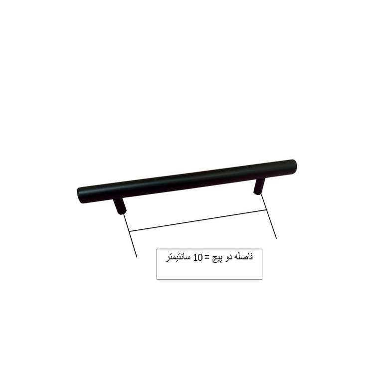 دستگیره کابینت و کمد مدل میله ای کد HG10 بسته 2 عددی