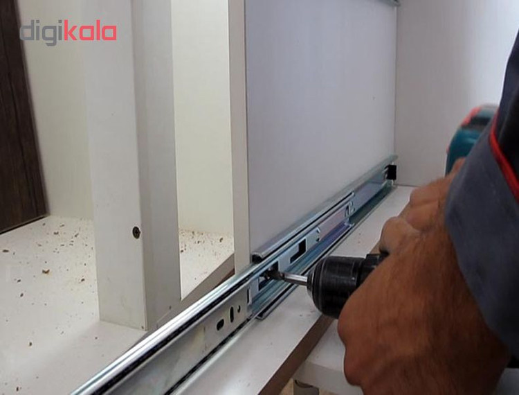 ریل ساچمه ای گلد استار مدل TE-25 سایز 25 سانتی بسته 2 عددی