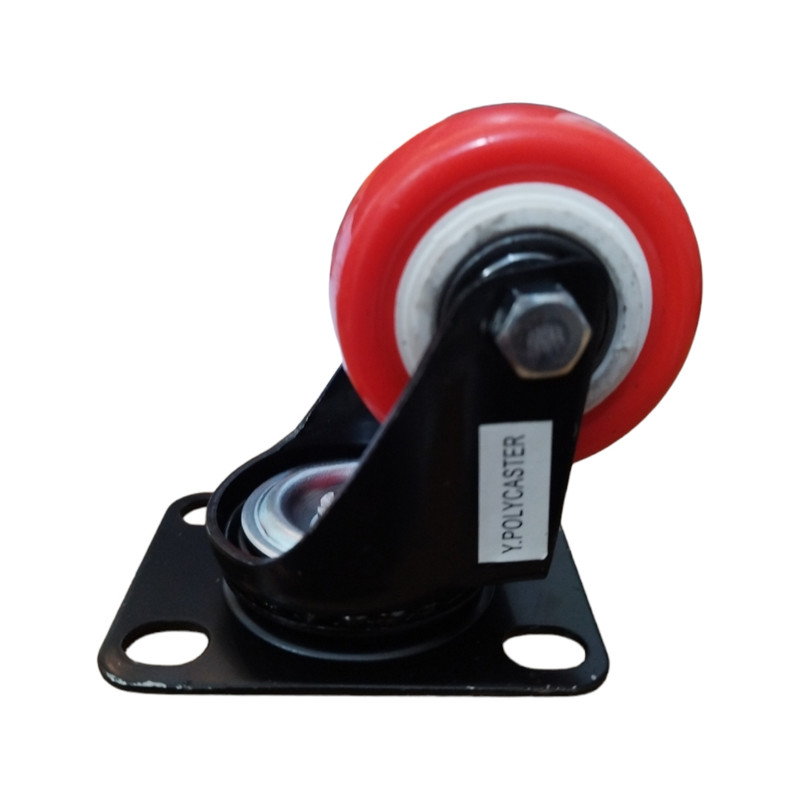 چرخ کفیدار گردان پلی کاستر مدل TS-50MM