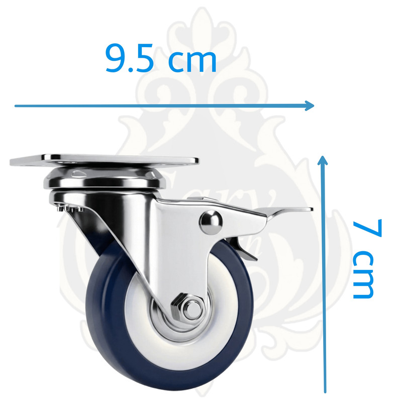 چرخ سرو مدل گردان ترمزدار