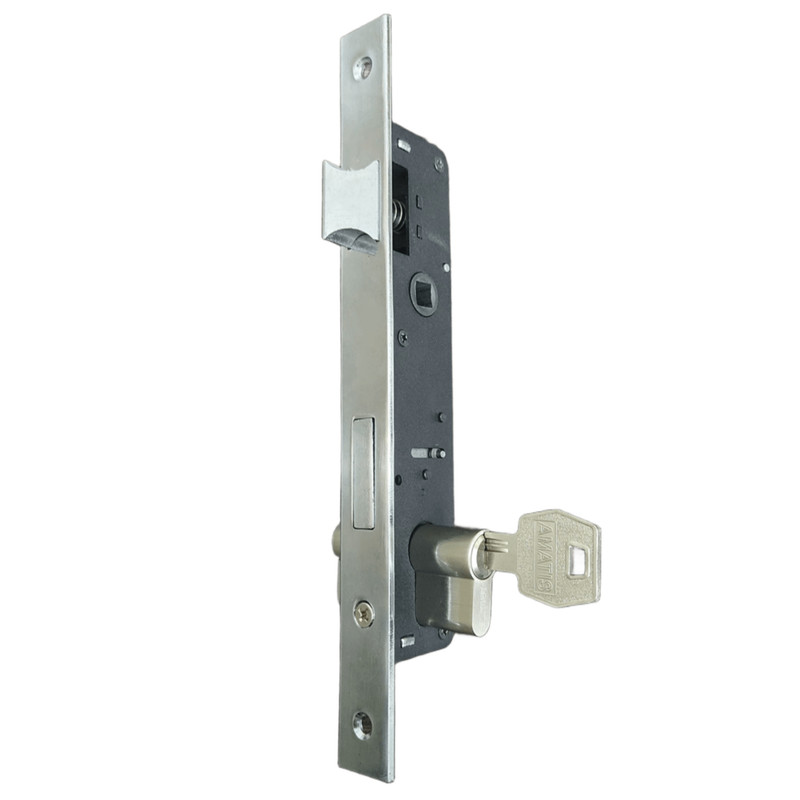 قفل و سیلندر آماتیس مدل آلومینیومی کد 5.5CM