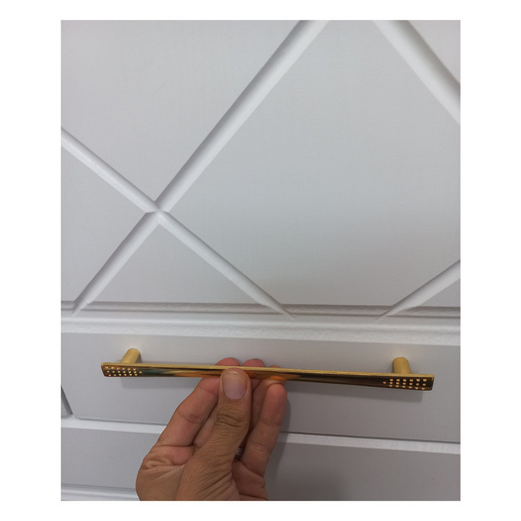 دستگیره کابینت و کمد مدل گراد کد F192 بسته 10 عددی