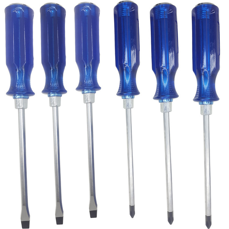 پیچ گوشتی ضربه خور تی یو وی مدل GS-60-20 بسته 6 عددی