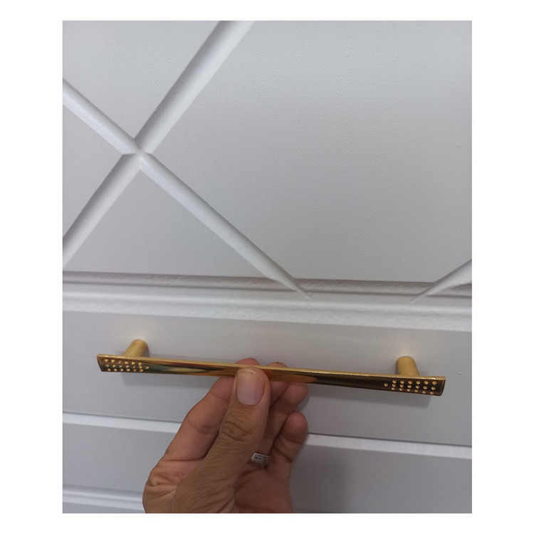 دستگیره کابینت و کمد مدل گراد کد F128 بسته 5 عددی